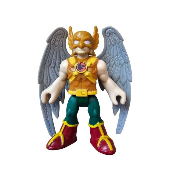 DC Comics Imaginext DC Super Friends Hawkman Poseable Mini Figure Toy Figurine - Picture 2 of 7